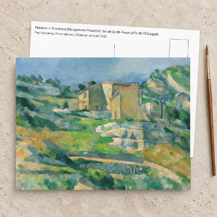 Paul Cezanne - Huizen in de Provence, Riaux-vallei Briefkaart