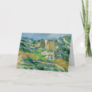 Paul Cezanne - Huizen in de Provence, Riaux-vallei Kaart