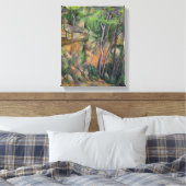 Paul Cezanne | In het park Chateau Noir, c.1896 Canvas Afdruk (Insitu (Slaapkamer))