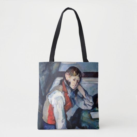 Paul Cezanne - Jongen in de Rode Vest Draagtas (Voorkant)