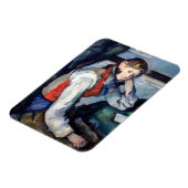 Paul Cezanne - Jongen in de Rode Vest Magneet (Linkerzijde)