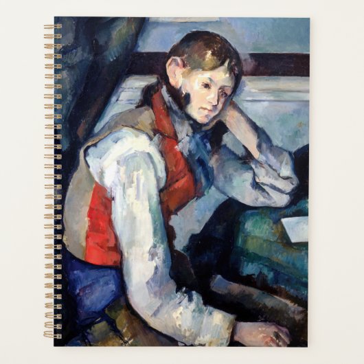 Paul Cezanne - Jongen in de Rode Vest Planner (Voorkant)