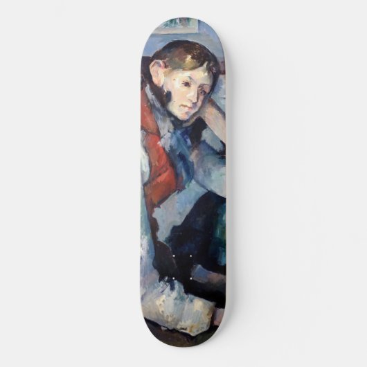 Paul Cezanne - Jongen in de Rode Vest Skateboard (Voorkant)