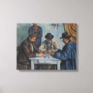 Paul Cezanne Kaartspelers Canvas Afdruk