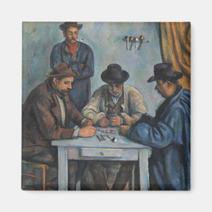 Paul Cezanne   Kaartspelers Magneet