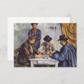 Paul Cezanne - La carte (Devant / Derrière)