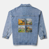 Paul Cezanne - Landschap Masterstuks Selection Denim Jacket (Achterkant)
