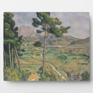 Paul Cezanne Landschap met viaduct Fotoplaat