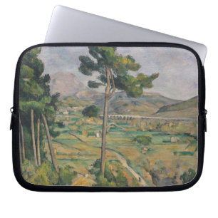 Paul Cezanne   Landschap met viaduct Laptop Sleeve
