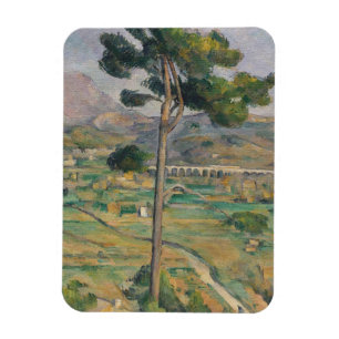Paul Cezanne Landschap met viaduct Magneet