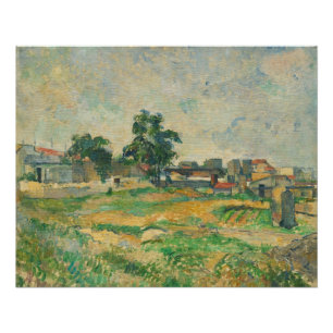 Paul Cezanne   Landschap nabij Parijs, c. 1876 (ol Perfect Poster