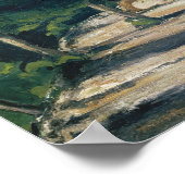 Paul Cezanne - Landschap. Weg met bomen in Rocky Poster (Hoek)