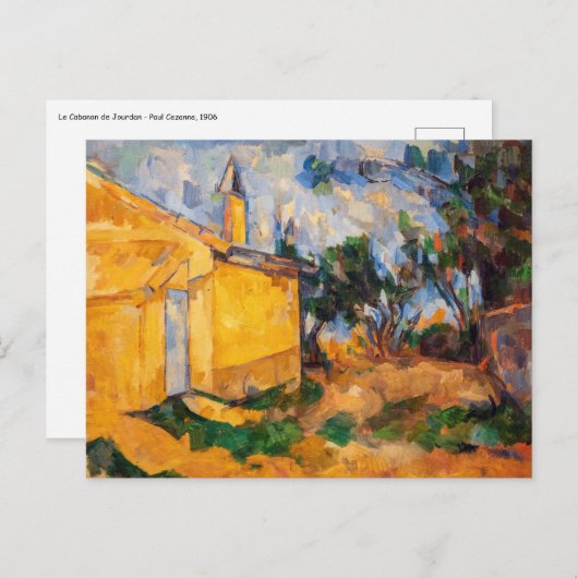 Paul Cezanne - Le Cabanon de Jourdan Briefkaart (Voorkant / Achterkant)