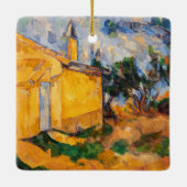 Paul Cezanne - Le Cabanon de Jourdan Keramisch Ornament (Achterkant)