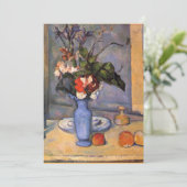 Paul Cezanne - Le Vase Bleu Kaart (Staand voorkant)