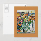 Paul Cezanne - Le Village de Gardanne Carte postal (Devant / Derrière)