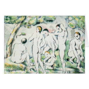 Paul Cezanne   Les Baignoires, Petite assiette