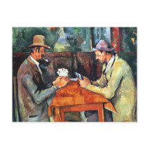 Paul Cézanne, Les joueurs de carte (Briefkaart)