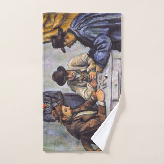 Paul Cezanne - Les Joueurs De Cartes (Serviette à main)