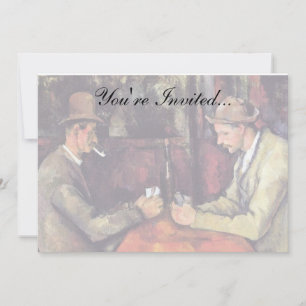 Paul Cezanne - Les Joueurs De Cartes Peinture D'Ar