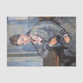 Paul Cezanne - Madame Cezanne Leaning op tafel Tissuepapier (Voorkant)