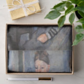 Paul Cezanne - Madame Cezanne Leaning op tafel Tissuepapier (Geschenk)
