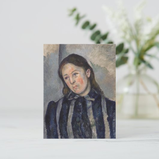 Paul Cezanne - Madame Cezanne met Loosened Hair Briefkaart (Staand voorkant)