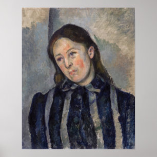 Paul Cezanne - Madame Cezanne met los haar Poster