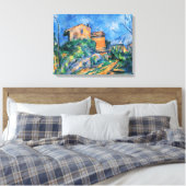 Paul Cezanne "Maison Maria met een Uitzicht van Ch Canvas Afdruk (Insitu (Slaapkamer))