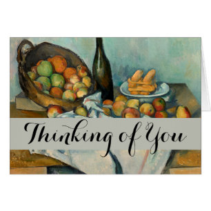 Paul Cezanne Mand met Appels Vintage Stilleven