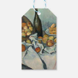Paul Cezanne Mand met Appels Vintage Stilleven Cadeaulabel