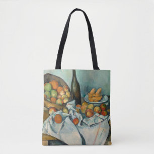 Paul Cezanne Mand met Appels Vintage Stilleven Draagtas