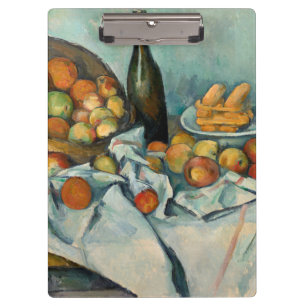Paul Cezanne Mand met Appels Vintage Stilleven Klembord