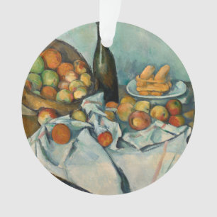 Paul Cezanne Mand met Appels Vintage Stilleven Ornament
