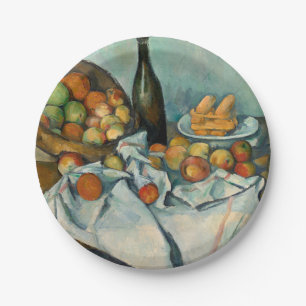 Paul Cezanne Mand met Appels Vintage Stilleven Papieren Bordje