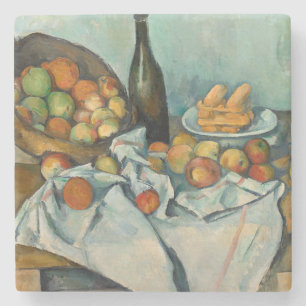 Paul Cezanne Mand met Appels Vintage Stilleven Stenen Onderzetter