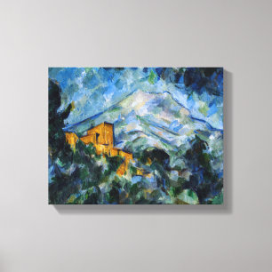 Paul Cezanne - Mont Saint-Victoire & Chateau Noir Canvas Afdruk