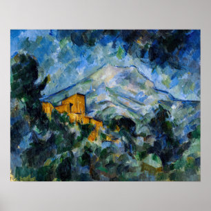 Paul Cezanne - Mont Saint-Victoire & Chateau Noir Poster