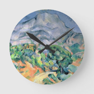 Paul Cezanne Mont Sainte-Victoire, 1900 Ronde Klok