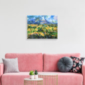 Paul Cezanne - Mont Sainte-Victoire Canvas Afdruk (Insitu (Woonkamer))