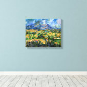 Paul Cezanne - Mont Sainte-Victoire Canvas Afdruk (Insitu (Houten vloer))