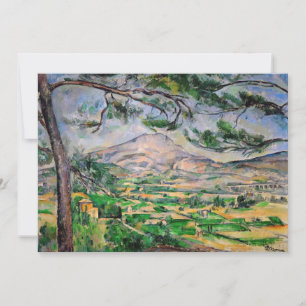 Paul Cezanne - Mont Sainte-Victoire en grote den Bedankkaart