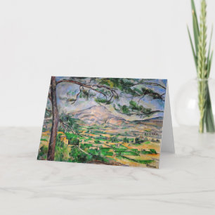 Paul Cezanne - Mont Sainte-Victoire en grote den Kaart