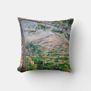 Paul Cezanne - Mont Sainte-Victoire en grote den Kussen