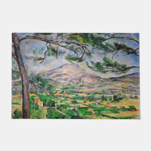 Paul Cezanne - Mont Sainte-Victoire en Large Pine Deurmat