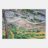 Paul Cezanne - Mont Sainte-Victoire en Large Pine Inpakpapier Vel (Voorkant 3)