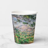 Paul Cezanne - Mont Sainte-Victoire en Large Pine Papieren Bekers (Achterkant)