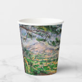 Paul Cezanne - Mont Sainte-Victoire en Large Pine Papieren Bekers (Voorkant)