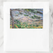 Paul Cezanne - Mont Sainte-Victoire en Large Pine Rechthoekige Sticker (Tas)