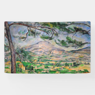 Paul Cezanne - Mont Sainte-Victoire en Large Pine Spandoek